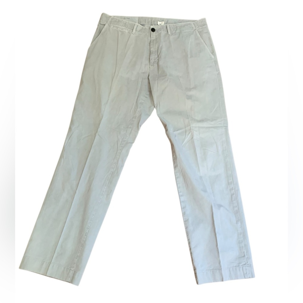 Billy Reid Light Gray Republic Twill  Wynn Chinos with Relaxed Fit